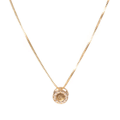 Χρυσό Μενταγιόν Στρογγυλό Κ14